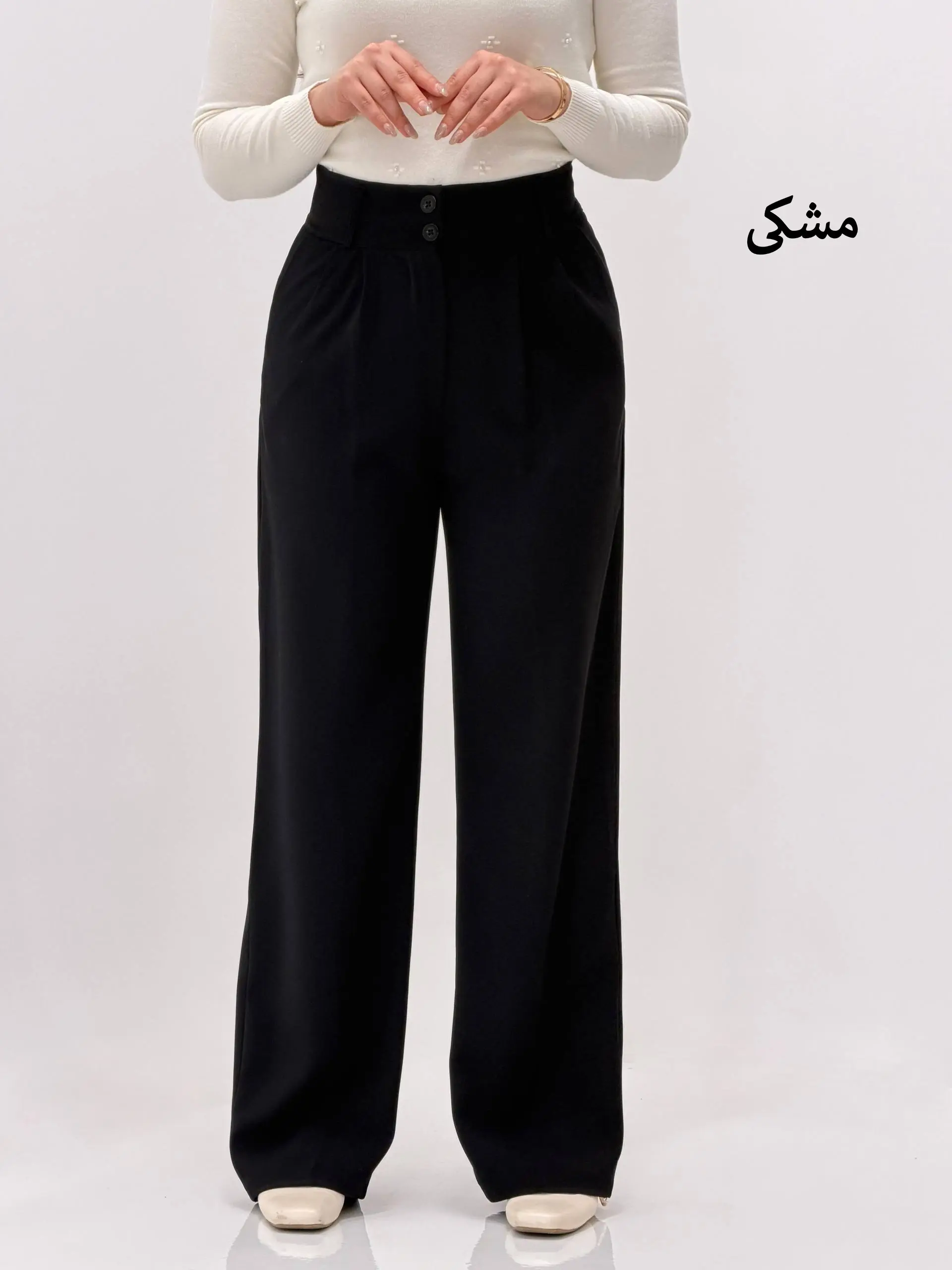 3816-شلوار کرپ واید کد 330